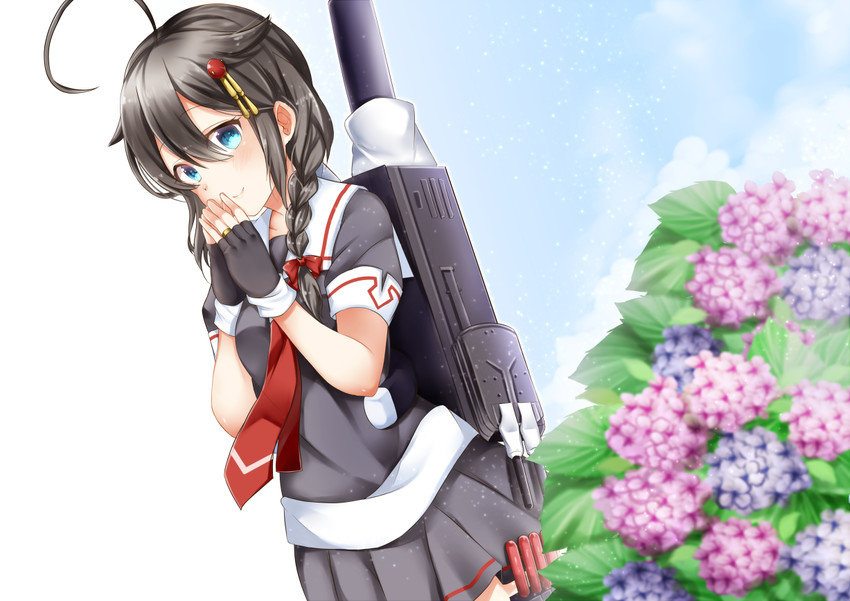 shigure and shigure kai ni (kantai collection) drawn by mashiro_aa
