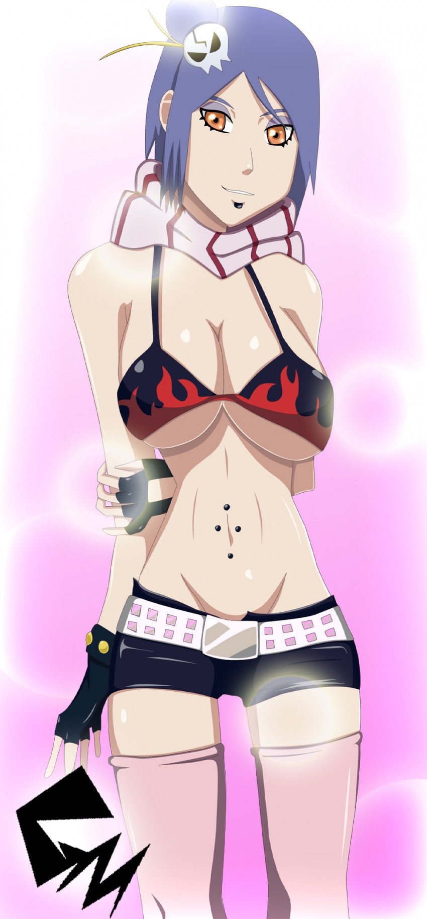 yoko littner and konan (tengen toppa gurren lagann and 2 more) drawn by ginmeteoro
