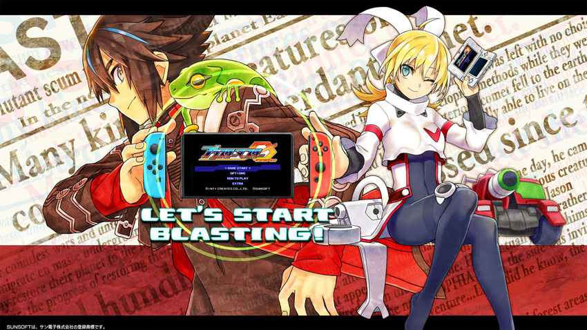 eve, jason frudnick, fred, and sofia iii (blaster master zero) drawn by natsume_yuji