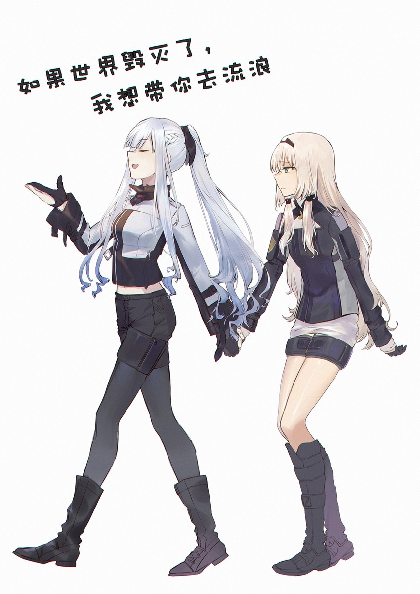 ak-12 and an-94 (girls' frontline) drawn by kumo_ryuun
