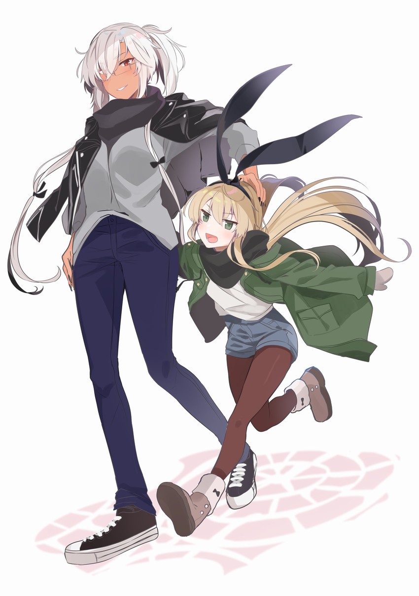 shimakaze, musashi, and musashi kai ni (kantai collection) drawn by yunamaro