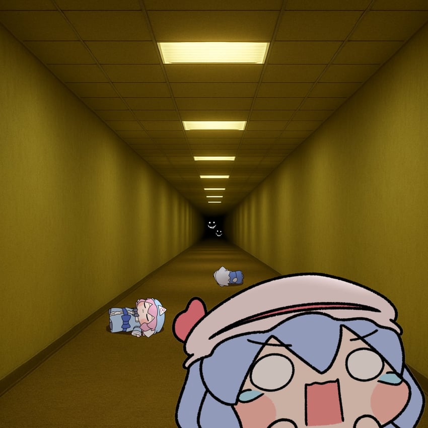 remilia scarlet, izayoi sakuya, saigyouji yuyuko, inu sakuya, and smiler (touhou and 1 more) drawn by y75zei