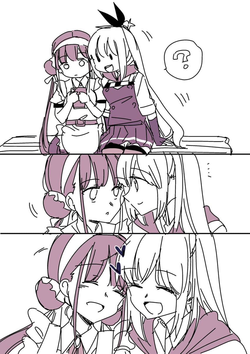 satsuki mari and kanzaki adelheid (heaven burns red) drawn by sanpachishiki_(gyokusai-jima)