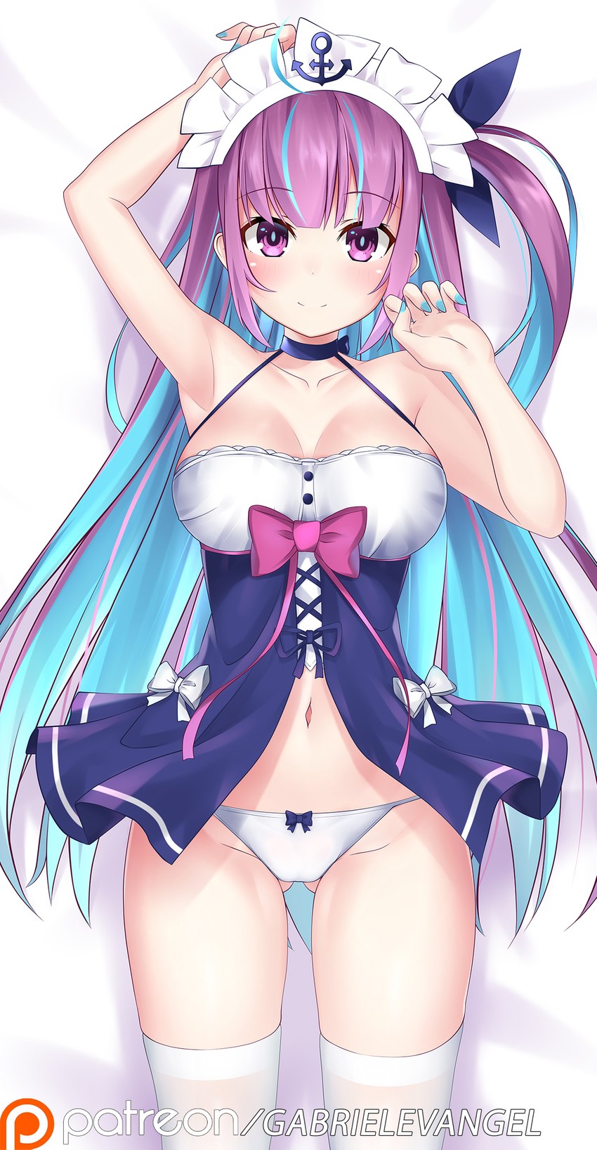 minato aqua (hololive) drawn by gabriel_evangel