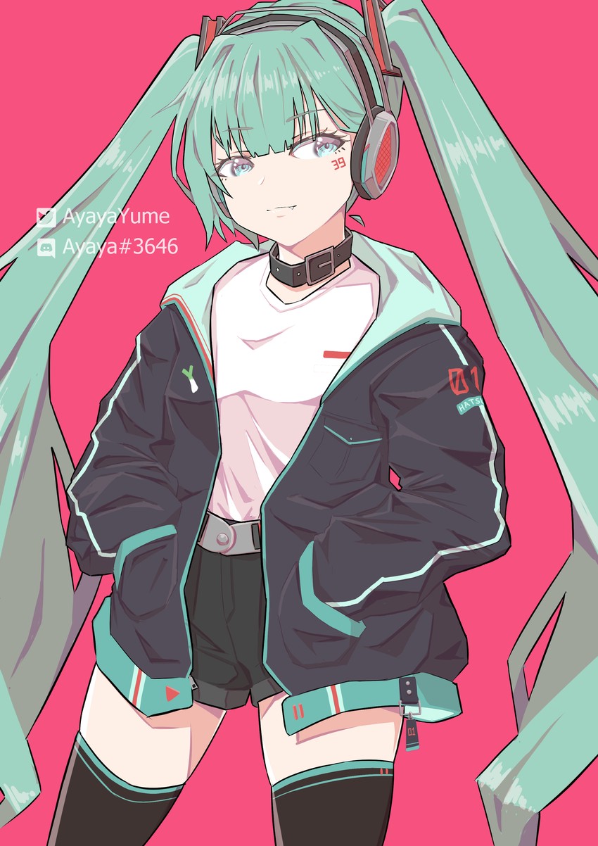 hatsune miku (vocaloid and 1 more) drawn by ayayayume
