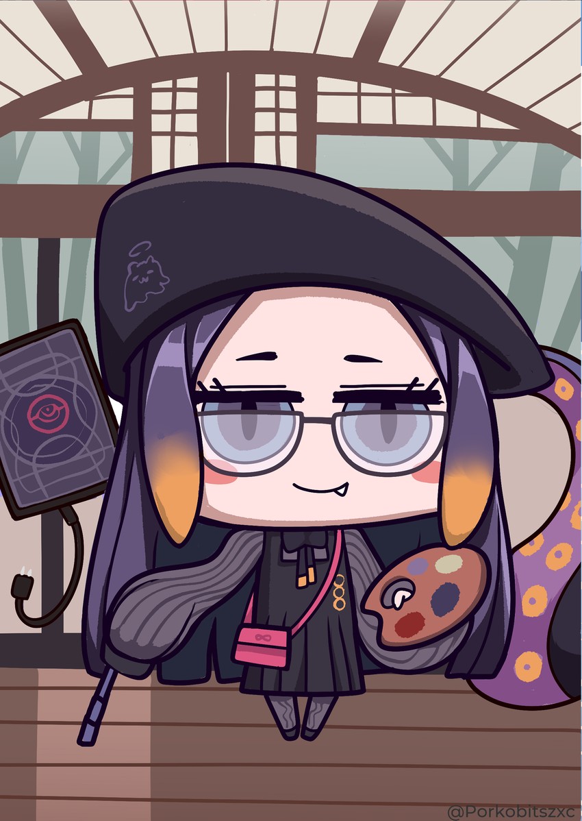 ninomae ina'nis, takodachi, and ao-chan (hololive and 1 more) drawn by porko