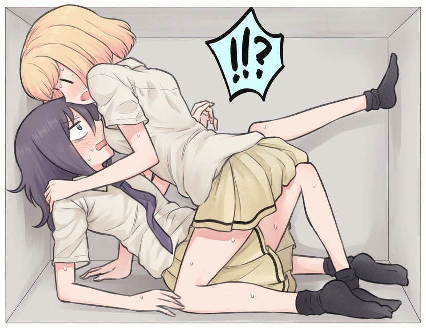 kuroki tomoko and uchi emiri (watashi ga motenai no wa dou kangaetemo omaera ga warui!) drawn by meis_(terameisu)