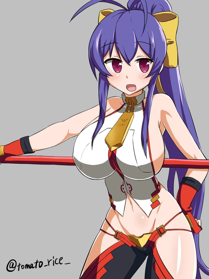 mai natsume (blazblue and 2 more) drawn by tomato_rice