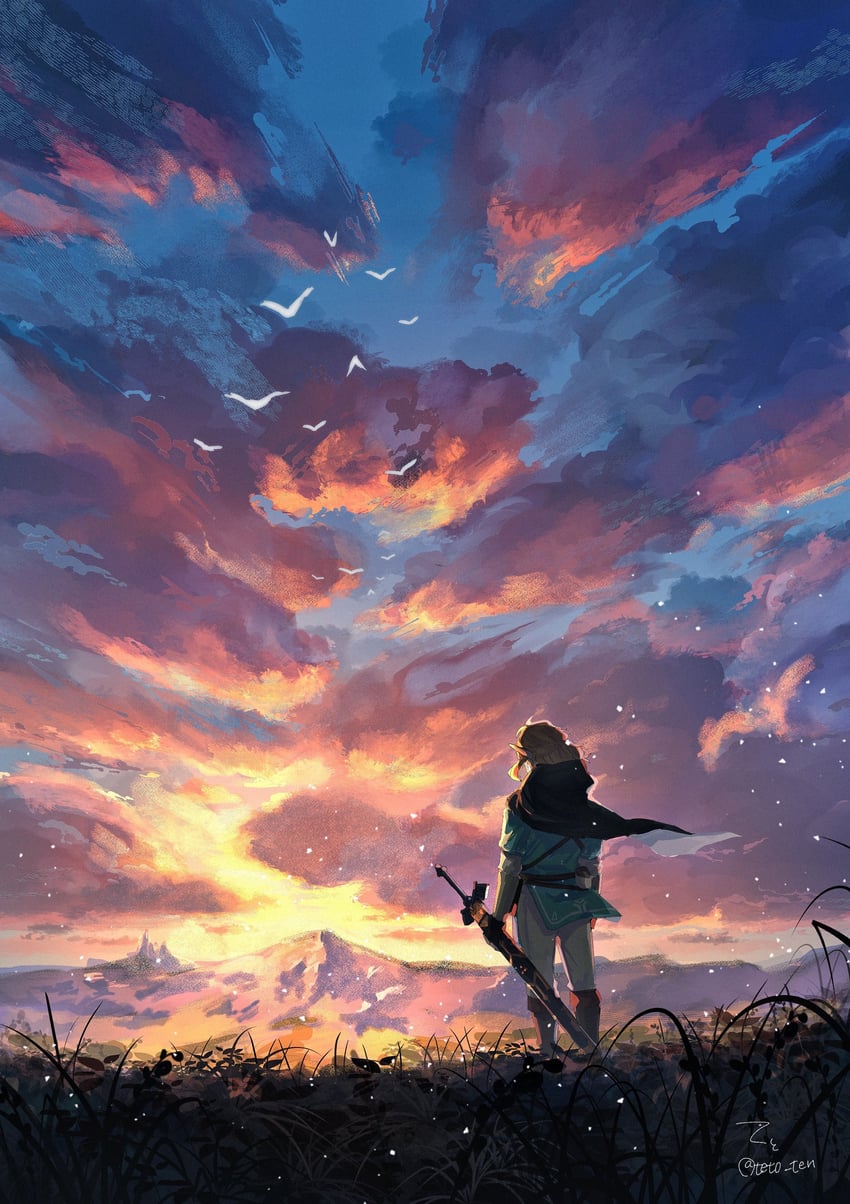 link (the legend of zelda and 1 more) drawn by teto_ten