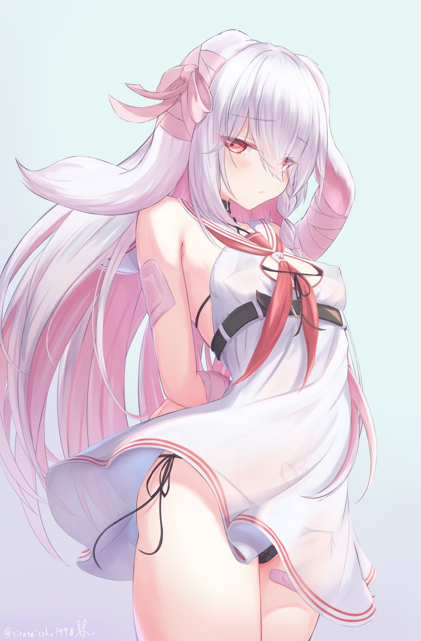 white rabbit (original) drawn by shirousagi_(sirousagi1998)