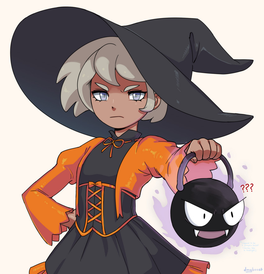 bea and gastly (pokemon and 1 more) drawn by drawfag