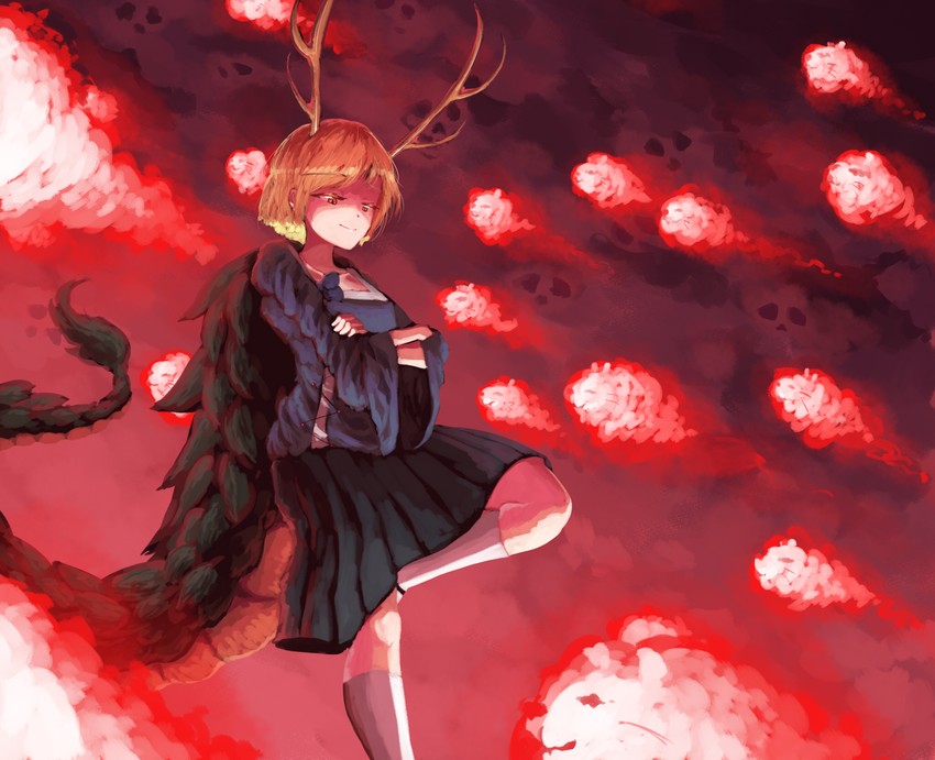 kicchou yachie (touhou and 1 more) drawn by sunnysideup