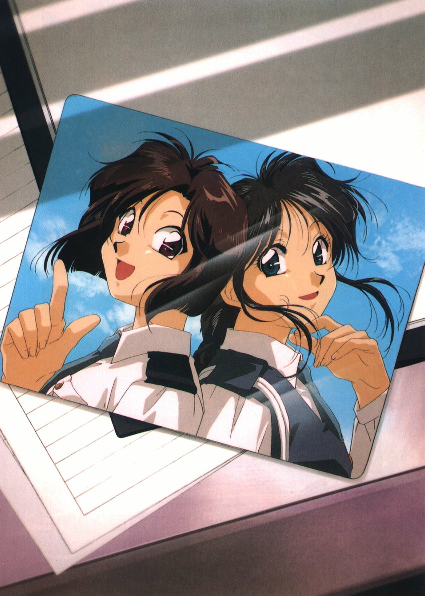 tsujimoto natsumi and kobayakawa miyuki (taiho shichauzo) drawn by nakajima_atsuko