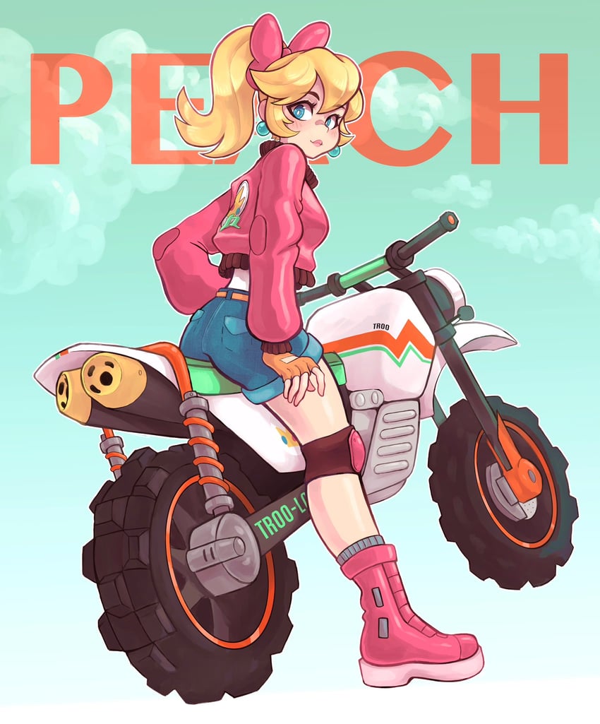 princess peach (mario and 2 more) drawn by troolou