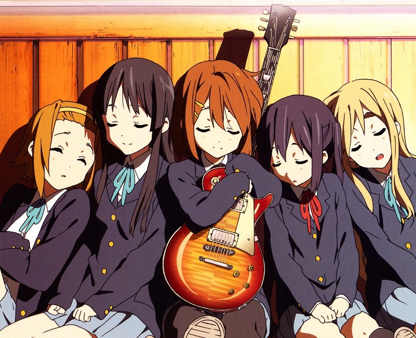 akiyama mio, nakano azusa, hirasawa yui, tainaka ritsu, and kotobuki tsumugi (k-on!)