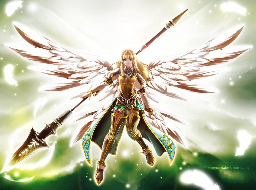 alicia (valkyrie profile and 1 more) drawn by phryseth