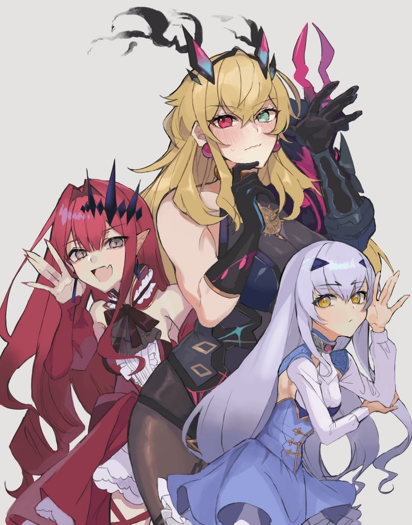 baobhan sith, melusine, and barghest (fate and 1 more) drawn by yosimurarisa
