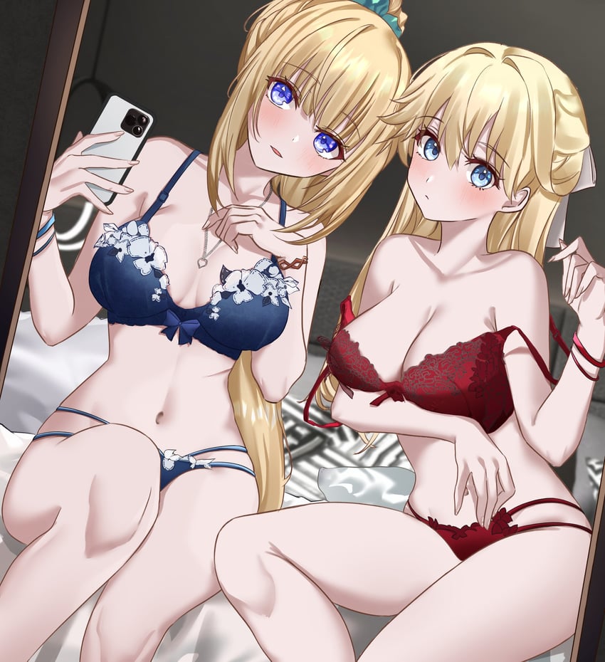 karuizawa kei and nanase tsubasa (youkoso jitsuryoku shijou shugi no kyoushitsu e) drawn by vayneeeee