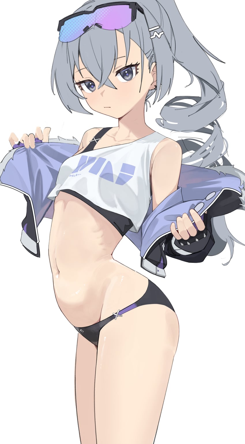 silver wolf (honkai and 1 more) drawn by jaihu