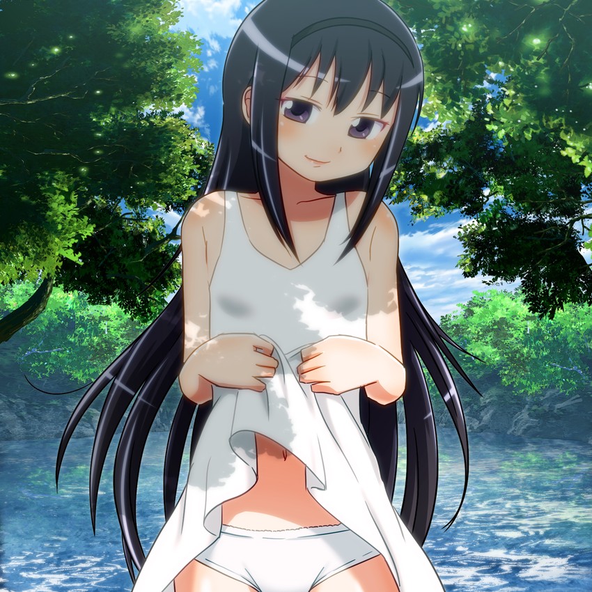 akemi homura (mahou shoujo madoka magica) drawn by sat-c