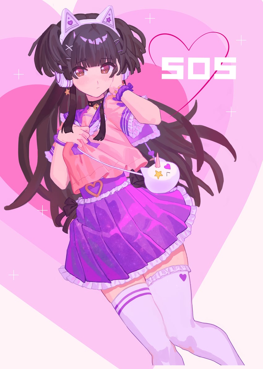 mayuzumi fuyuko (idolmaster and 1 more) drawn by orange_flan_495