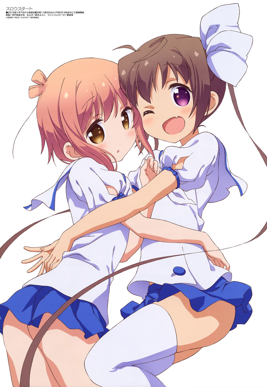 momochi tamate and ichinose hana (megami magazine and 1 more) drawn by itoda_akane