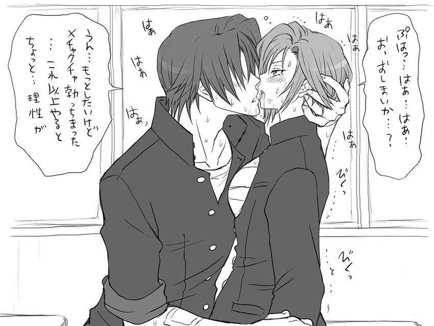 igarashi kyou and hasumi souji (seitenkango. shinyuu to) drawn by eroe