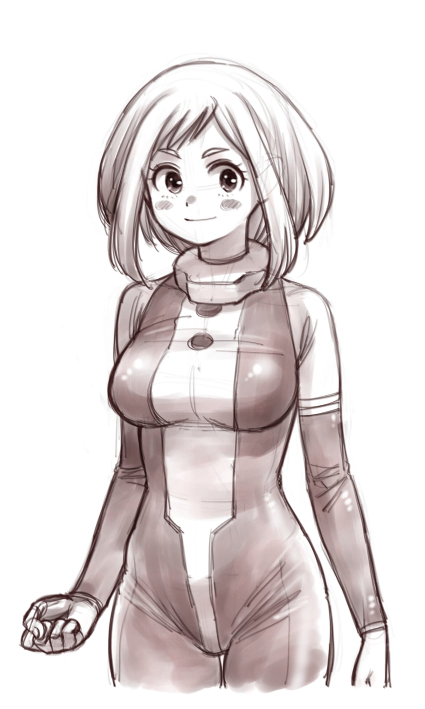 uraraka ochaco (boku no hero academia) drawn by kogawa_masayoshi