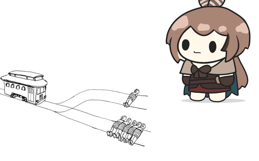nanashi mumei (hololive and 1 more) drawn by superappleman