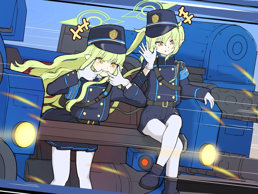 hikari and nozomi (blue archive) drawn by sakakki-unicorn