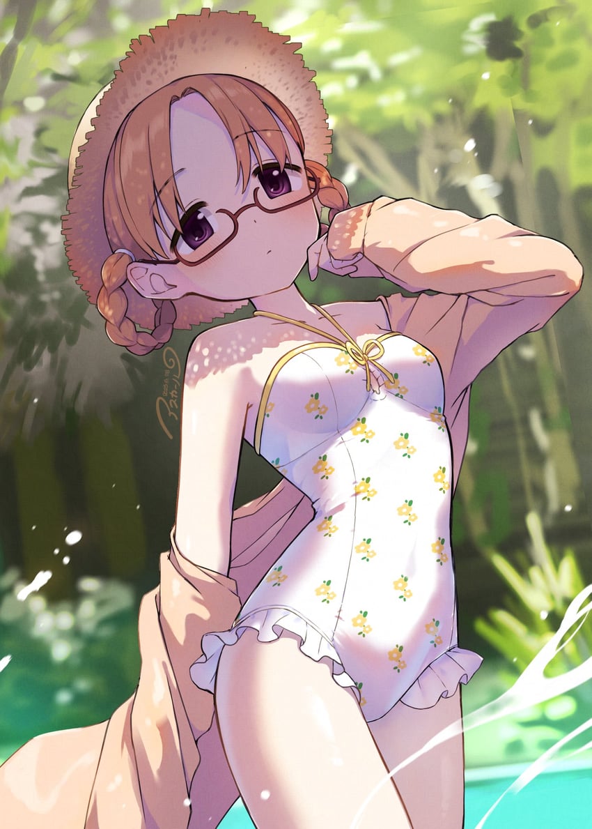 hiiragi nemu (mahou shoujo madoka magica and 1 more) drawn by asukaru_(magika_ru)