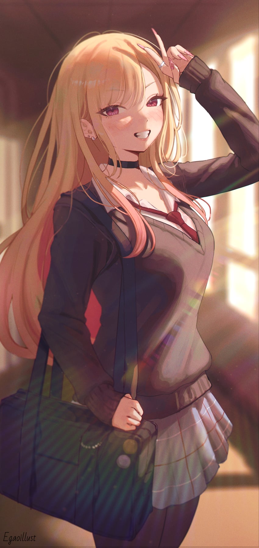 kitagawa marin (sono bisque doll wa koi wo suru) drawn by samlooop