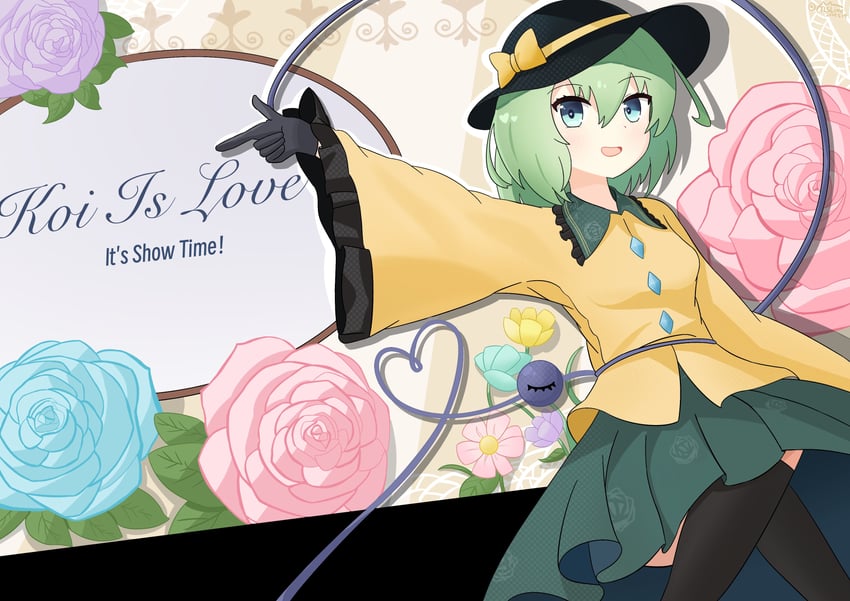 komeiji koishi (touhou and 2 more) drawn by tlslime