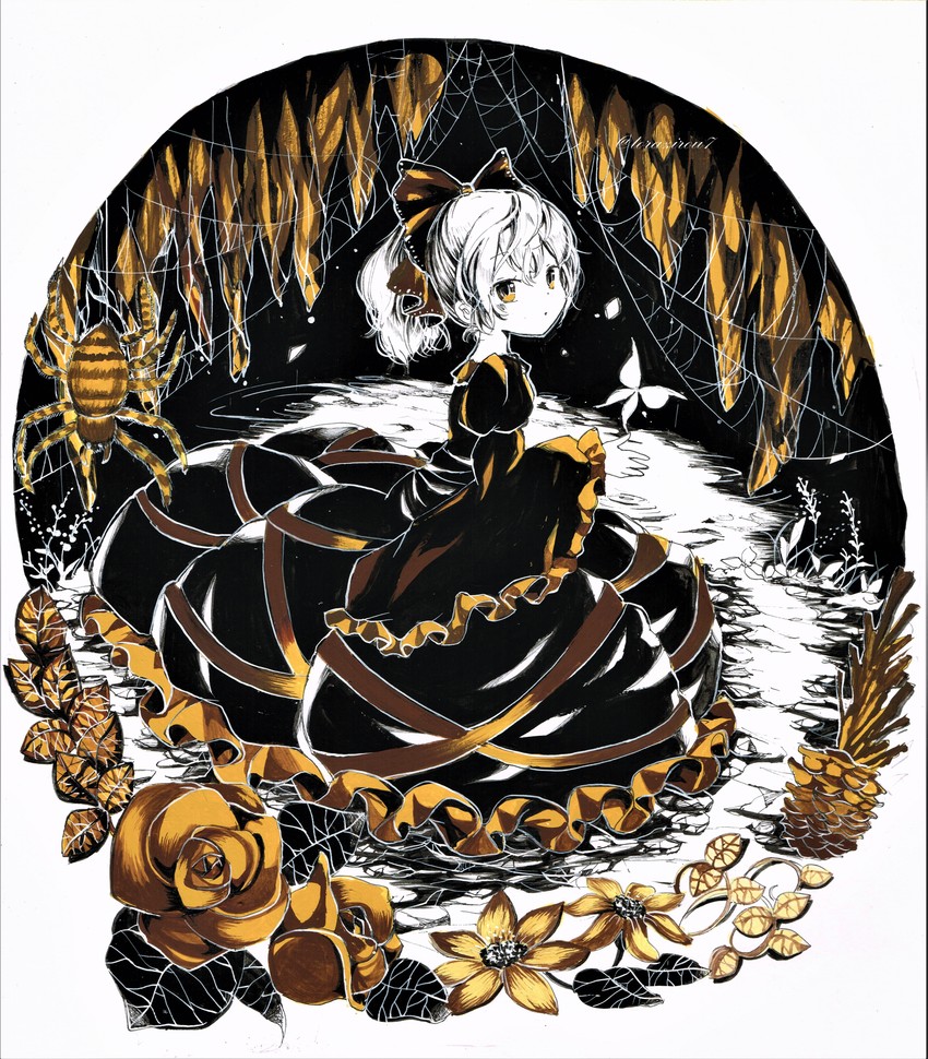 kurodani yamame (touhou) drawn by torajirou_(toraneko_zirou)