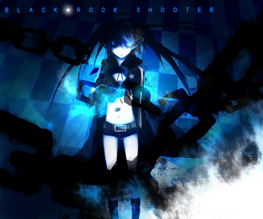 black rock shooter (black rock shooter) drawn by hakoda_eko