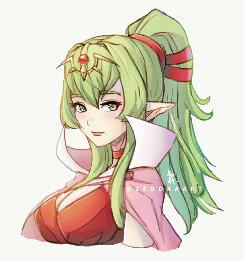 tiki (fire emblem and 3 more) drawn by zedoraart