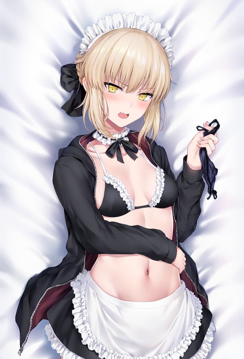 artoria pendragon and saber alter (fate and 1 more) drawn by reien_fuukibu