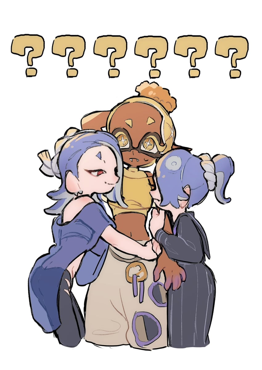 shiver and frye (splatoon and 1 more) drawn by po_(moudameda17)