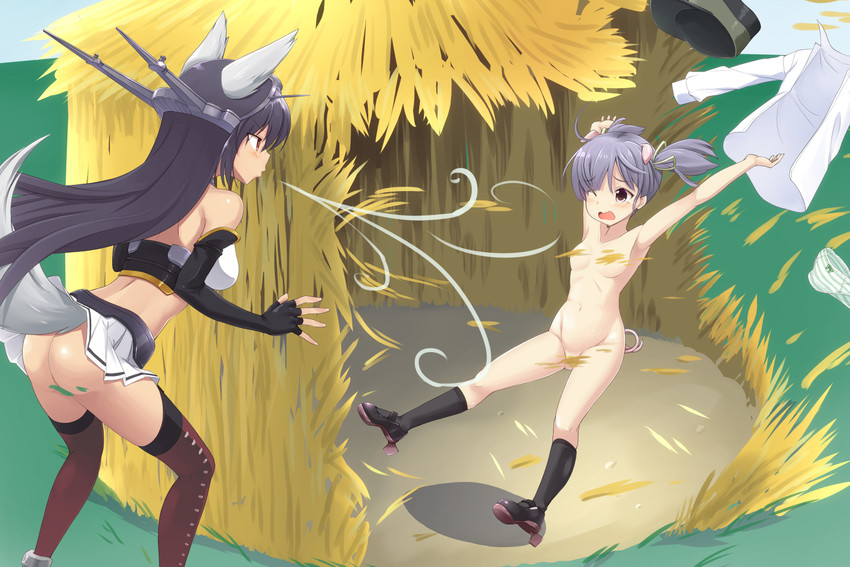 nagato and ooshio (kantai collection and 1 more) drawn by tenjou_ryuka