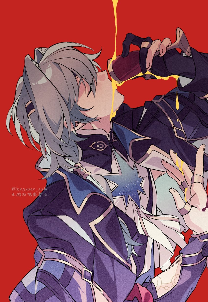 anaxa (honkai and 1 more) drawn by rongyuan_gulu