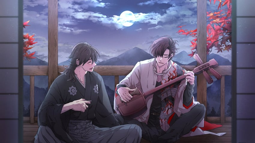 sakamoto ryouma and takasugi shinsaku (fate and 1 more) drawn by masaki_(star8moon)