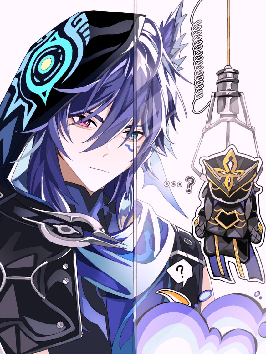 ororon and capitano (genshin impact) drawn by shenqihailuo239