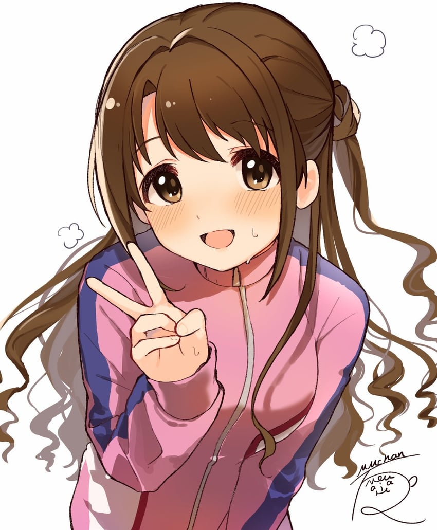 shimamura uzuki (idolmaster and 1 more) drawn by mmmakaron888