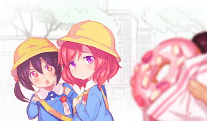nishikino maki and yazawa nico (love live! and 1 more) drawn by fiodo