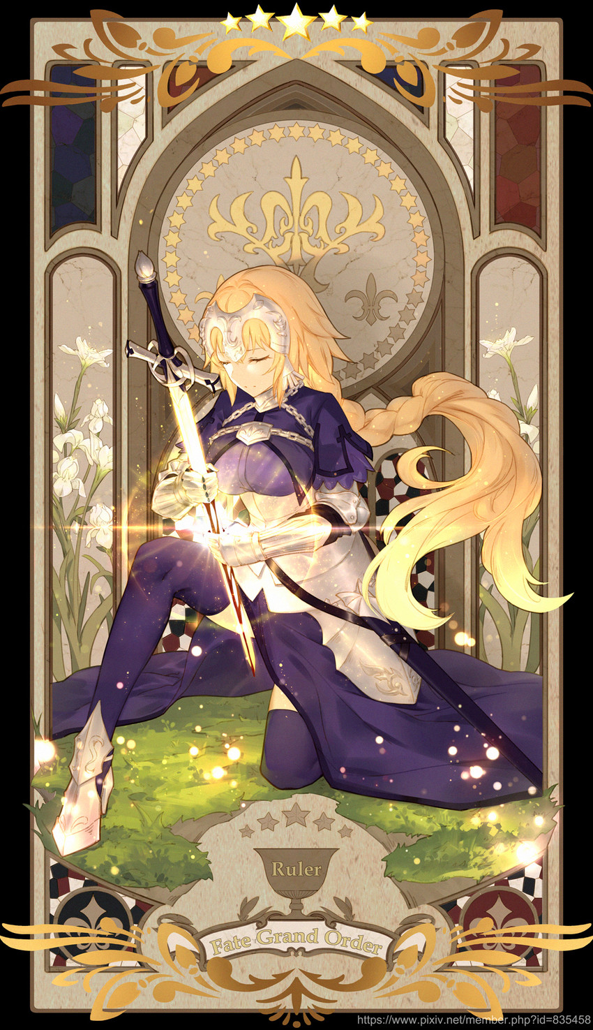 jeanne d'arc (fate and 1 more) drawn by yijian_ma