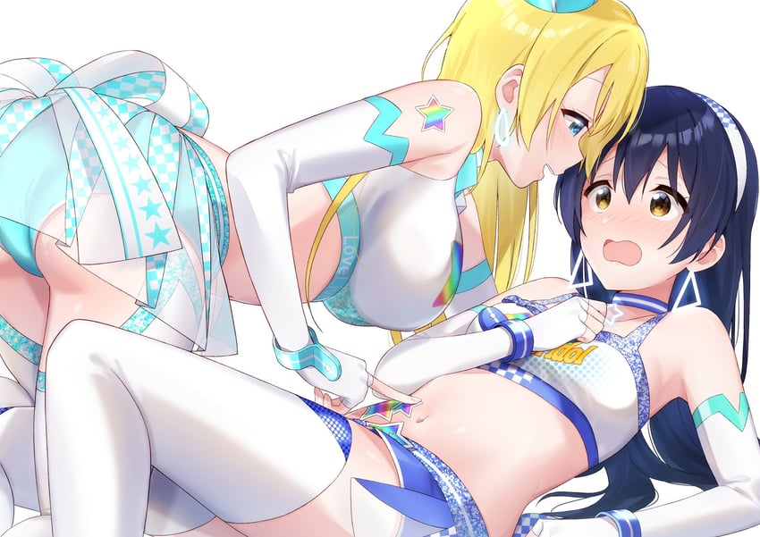 sonoda umi and ayase eli (love live! and 1 more) drawn by nanatsu_no_umi