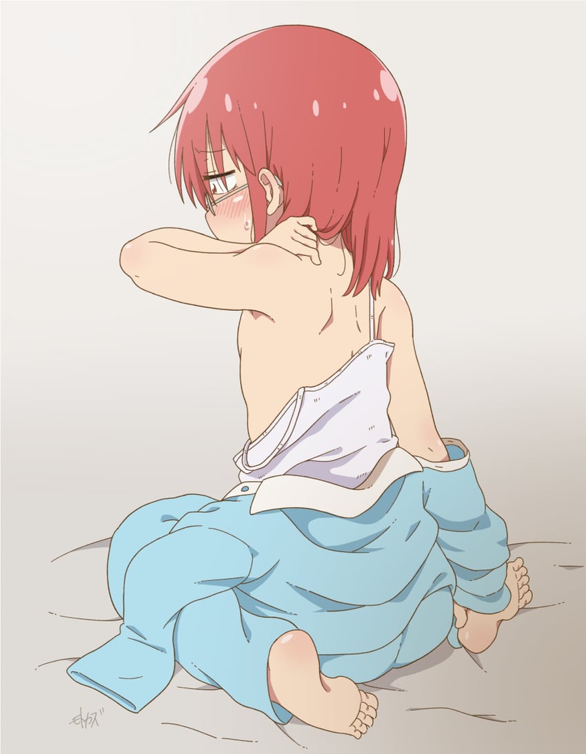 kobayashi (kobayashi-san chi no maidragon) drawn by motokazu_(dontokodon)