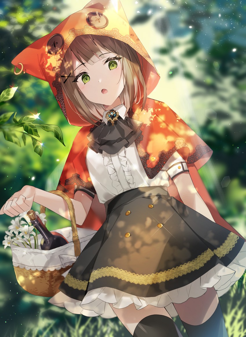 little red riding hood (original and 1 more) drawn by yuhi_(hssh_6)