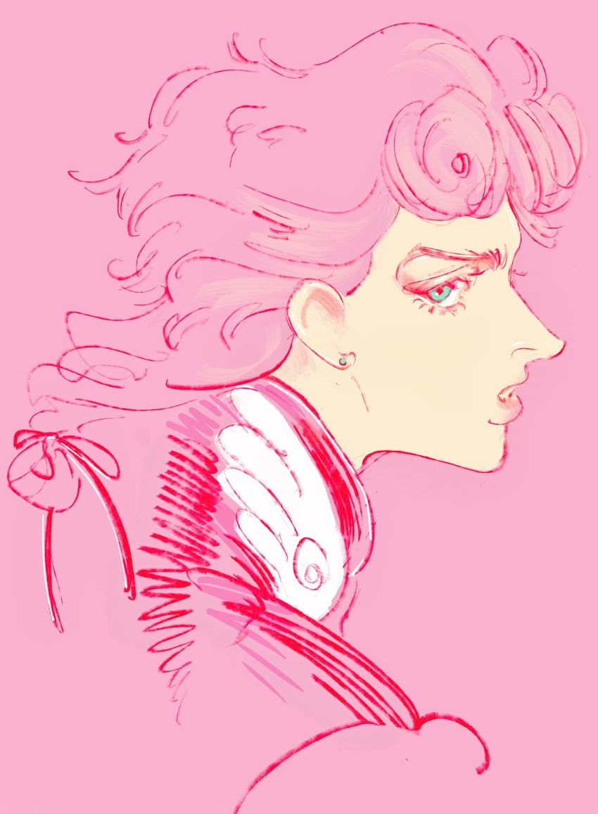 giorno giovanna (jojo no kimyou na bouken and 1 more) drawn by a_io_u