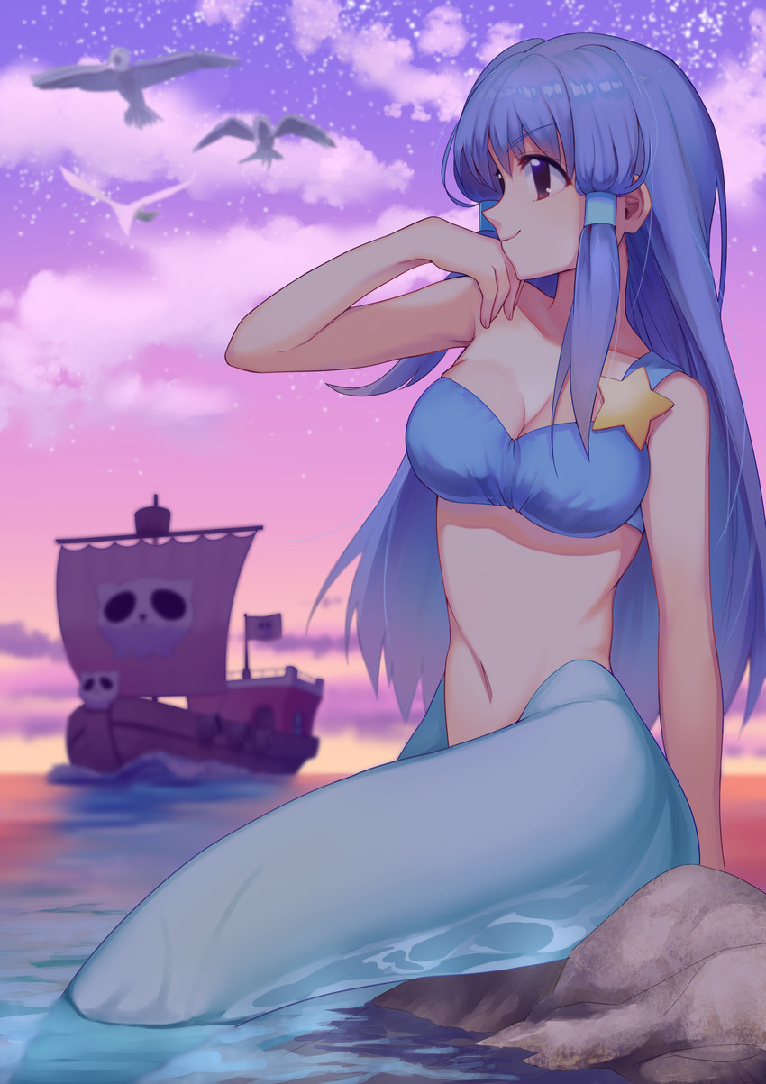 aqua (di gi charat and 1 more) drawn by ume_ren